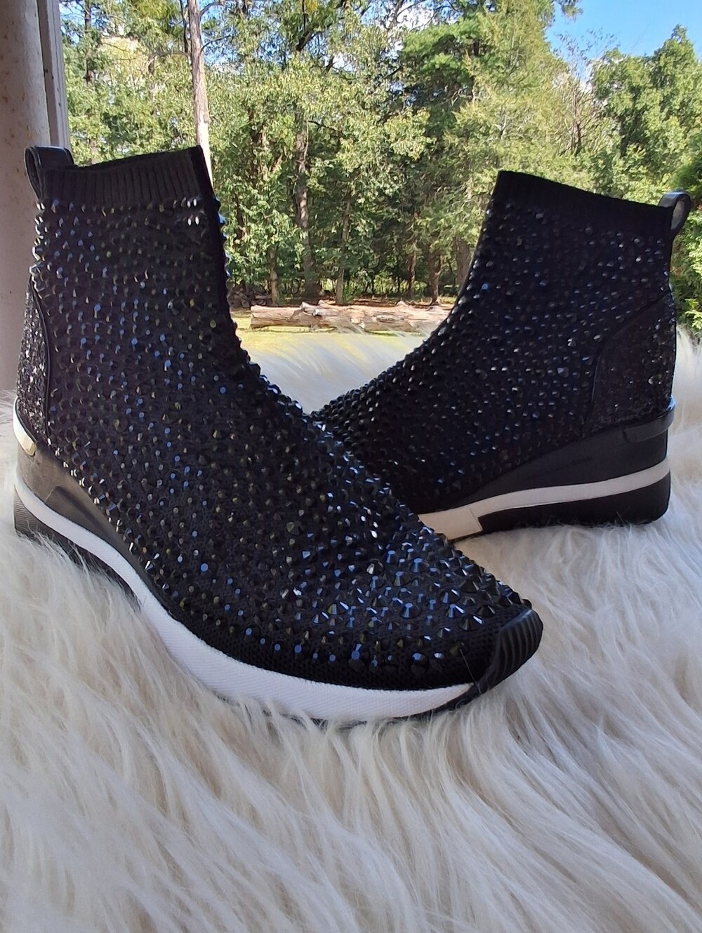 Michael Kors Skyler Bootie sock sneakers size 9